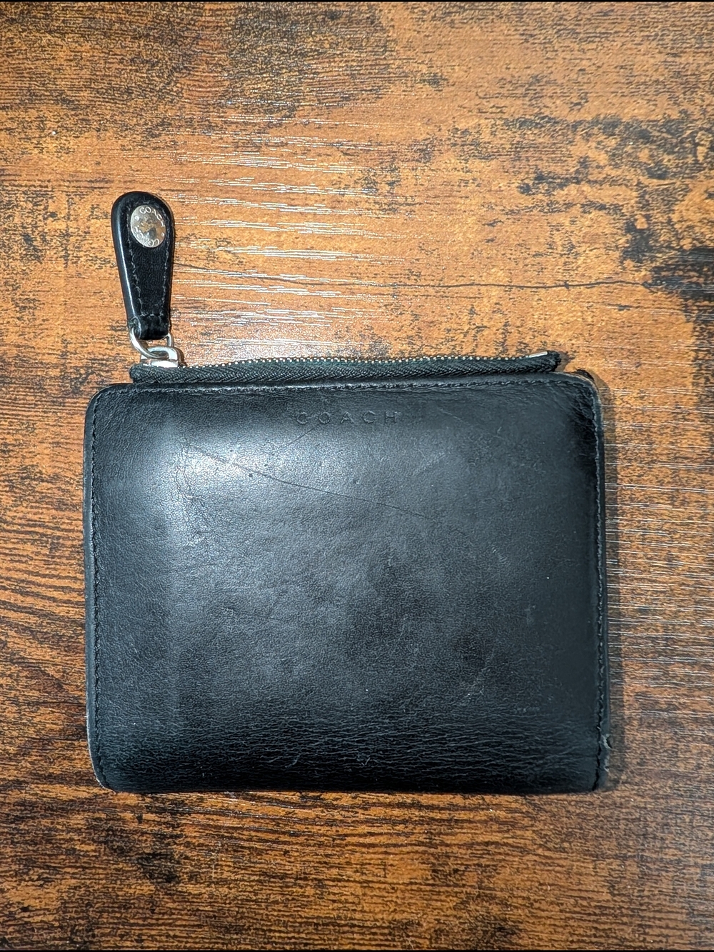 Vintage Coach Mens Wallet Bi fold clasp